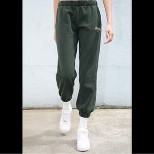 Brandy Melville Dark Green Jogger Pants